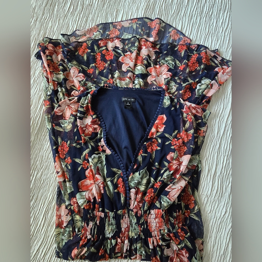 Floral Maxi Dress size 8